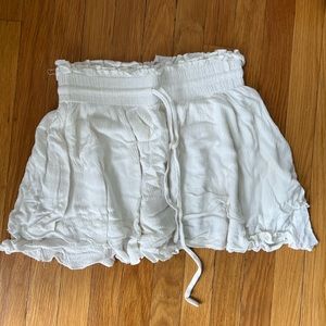 Princess Polly white mini skirt